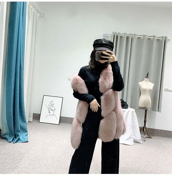 women's fur & faux long and medium-length imported waistcoat, winter jacket, korean version, full young style, Black
women's fur & faux long and medium-length imported waistcoat, winter jacket, korean version, full young style, Black