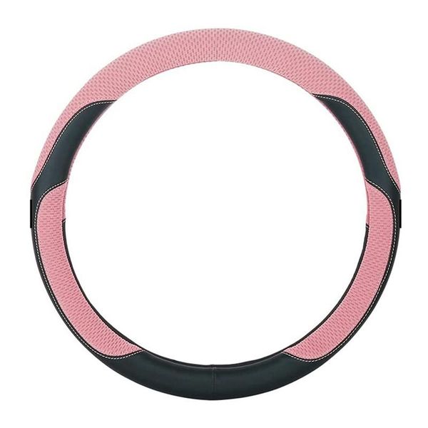 steering wheel covers 38cm universal car cover pu ice silk stitching anti-slip breathable sleeve auto upholstery
steering wheel covers 38cm universal car cover pu ice silk stitching anti-slip breathable sleeve auto upholstery
