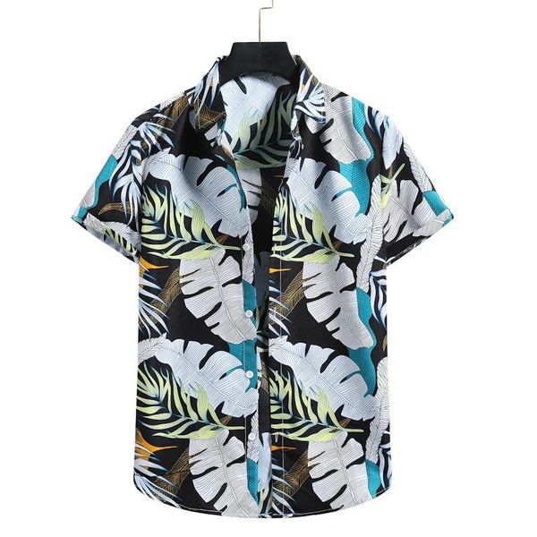 men's casual shirts summer men's clothing floral shirt fashion printed pattern loose short sleeve hawaiian beach ethnic blouses, White;black
men's casual shirts summer men's clothing floral shirt fashion printed pattern loose short sleeve hawaiian beach ethnic blouses, White;black