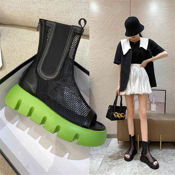 boots fashion chunky women's breathable cool hollow out mesh ankle summer platform wedge open toe ladies sandals, Black
boots fashion chunky women's breathable cool hollow out mesh ankle summer platform wedge open toe ladies sandals, Black