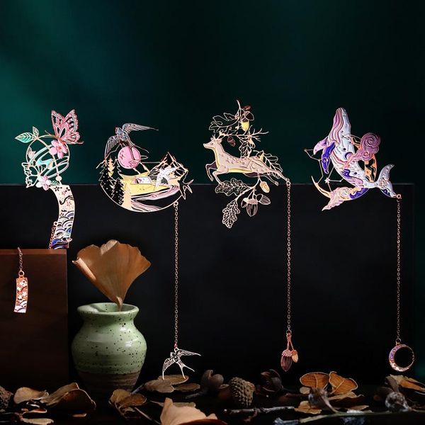 bookmark 10 designs chinese ancient style country tide road meet light elk whale metal 10cm creative aesthetic gift box
bookmark 10 designs chinese ancient style country tide road meet light elk whale metal 10cm creative aesthetic gift box