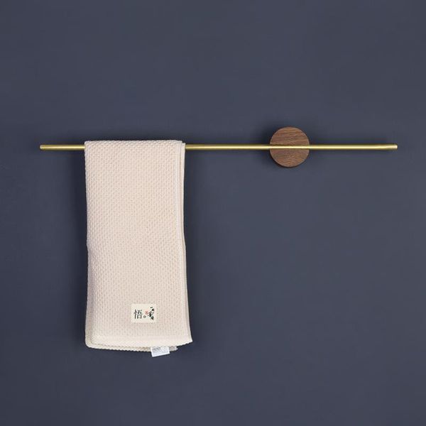 towel racks brushed polished brass shelf wall mounted bathroom rack wood metal simple bar accessories 
towel racks brushed polished brass shelf wall mounted bathroom rack wood metal simple bar accessories
