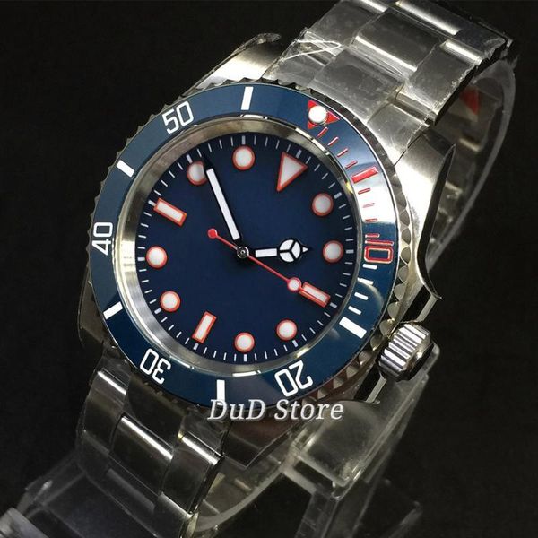 wristwatches 2021 40mm japan miyota 8215 automatic watch blue dial ceramic insert sapphire glass green luminous fashion men, Slivery;brown
wristwatches 2021 40mm japan miyota 8215 automatic watch blue dial ceramic insert sapphire glass green luminous fashion men, Slivery;brown