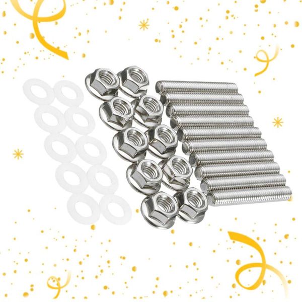 manifold & parts 30pcs stainless steel exhaust stud bolts nuts kit car accessories for vehicle auto (silver)
manifold & parts 30pcs stainless steel exhaust stud bolts nuts kit car accessories for vehicle auto (silver)