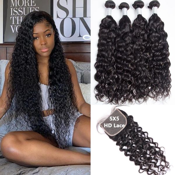 human hair bulks 28 30 inch deep wave bundles with 5x5 hd closure brazilian remy curly water 3 4 weave lace, Black
human hair bulks 28 30 inch deep wave bundles with 5x5 hd closure brazilian remy curly water 3 4 weave lace, Black