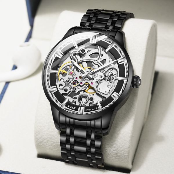 mannen horloge automatische mechanische waterdichte lichtgevende uitgeholde ontwerp roestvrij staal horlogeband mode mannelijke klok, Slivery;brown
mannen horloge automatische mechanische waterdichte lichtgevende uitgeholde ontwerp roestvrij staal horlogeband mode mannelijke klok, Slivery;brown