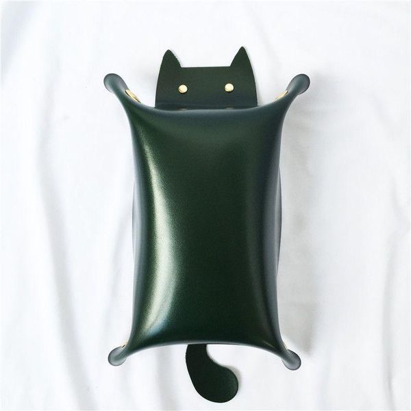 dice cat shape leather storage tray key, coin,makeup folding box with velvet boxes & bins
dice cat shape leather storage tray key, coin,makeup folding box with velvet boxes & bins