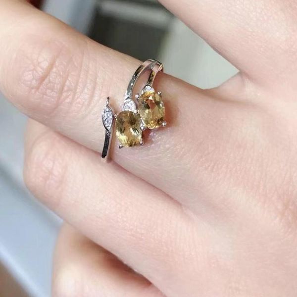 jewelry 925 silver citrine ring for daily wear 4mm*6mm natural vvs grade fashion yellow crystal cluster rings, Golden;silver
jewelry 925 silver citrine ring for daily wear 4mm*6mm natural vvs grade fashion yellow crystal cluster rings, Golden;silver