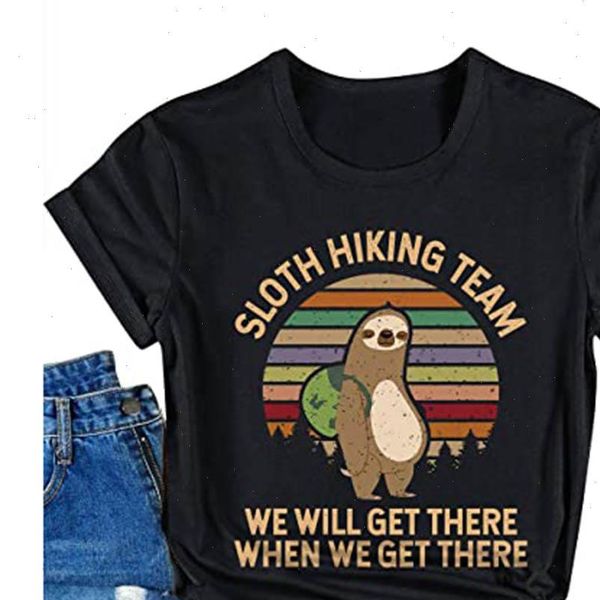 sloth hiking women team printed t shirts summer cotton graphic tees loose aesthetic clothes anime round neck for, White
sloth hiking women team printed t shirts summer cotton graphic tees loose aesthetic clothes anime round neck for, White