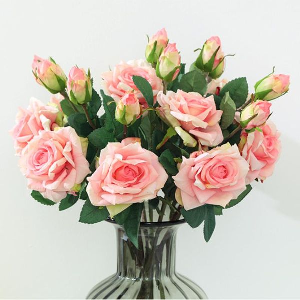 decorative flowers & wreaths artificial rose flower with stem wedding bridal holding realistic blossom bouquet for home garden party el offi
decorative flowers & wreaths artificial rose flower with stem wedding bridal holding realistic blossom bouquet for home garden party el offi