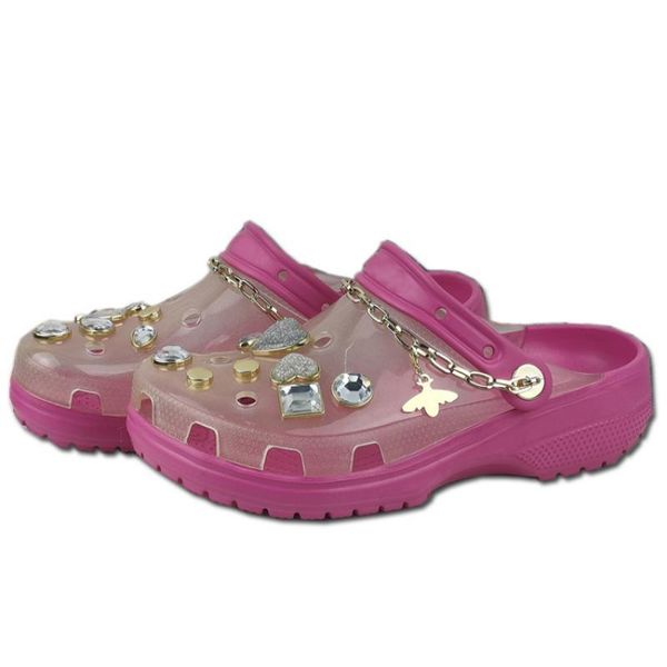 sandals transparent jelly shoes women summer hole gardem 2021 metal chain rhinestone for plastic holiday, Black
sandals transparent jelly shoes women summer hole gardem 2021 metal chain rhinestone for plastic holiday, Black