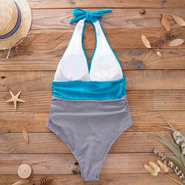 one-piece suits navy blue floral deep v-neck halter swimsuit backless lace up women monokini beach bathing swimwear b425
one-piece suits navy blue floral deep v-neck halter swimsuit backless lace up women monokini beach bathing swimwear b425
