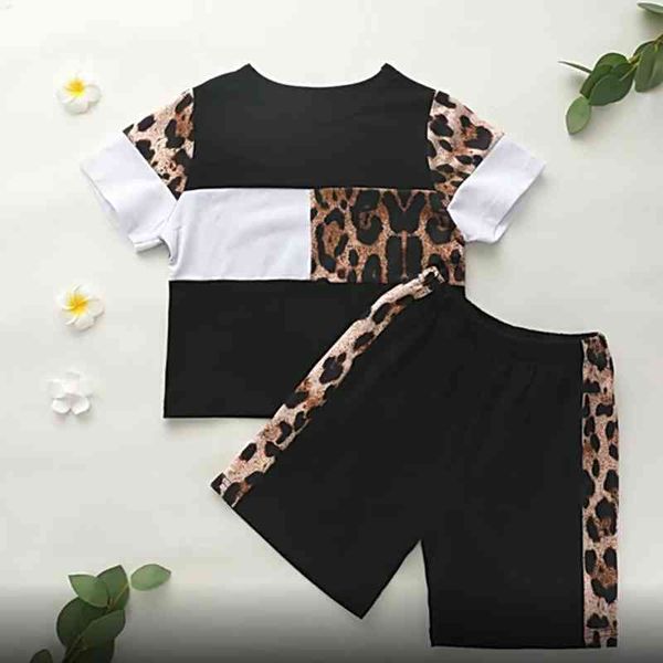 clothing sets children's summer leopard print stitching short sleeves short 2pcs boy's clothes baby set txdw, White
clothing sets children's summer leopard print stitching short sleeves short 2pcs boy's clothes baby set txdw, White