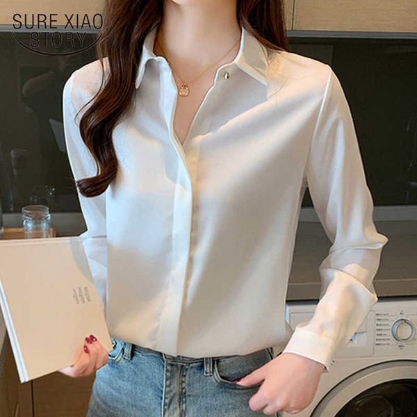 spring long-sleeve silk women's shirt office lady turn down collar solid blouse women elegant ladies blusas mujer 10618 210528, White
spring long-sleeve silk women's shirt office lady turn down collar solid blouse women elegant ladies blusas mujer 10618 210528, White