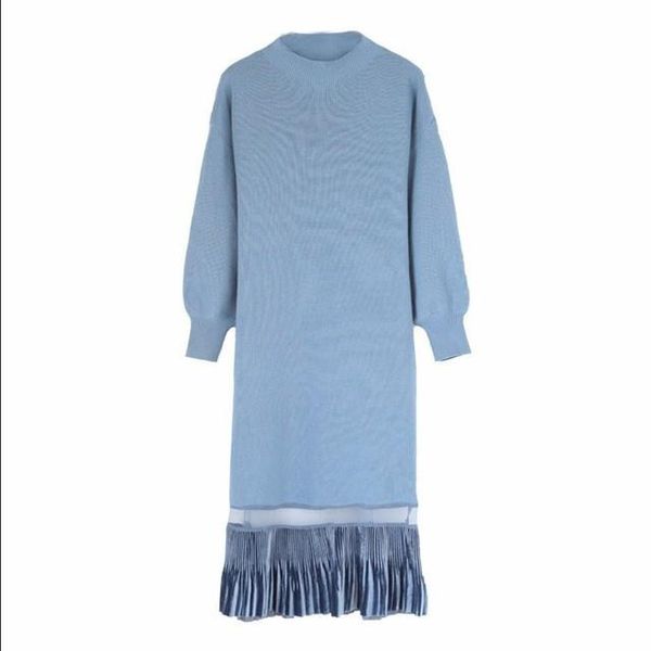 casual dresses sweater dress women 2021 fashion autumn winter knitted cashmere luxury long pleated robe pull femme clothes, Black;gray
casual dresses sweater dress women 2021 fashion autumn winter knitted cashmere luxury long pleated robe pull femme clothes, Black;gray