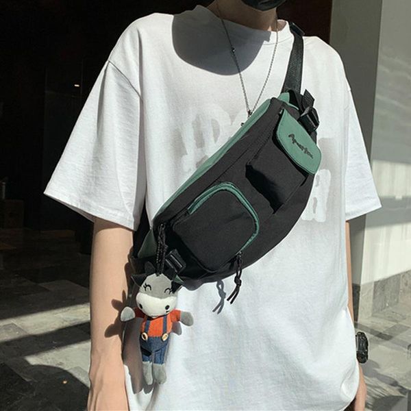 outdoor bags 2021 casual one-shoulder messenger bag tooling contrast stitching fashion trend street style chest for man woman
outdoor bags 2021 casual one-shoulder messenger bag tooling contrast stitching fashion trend street style chest for man woman