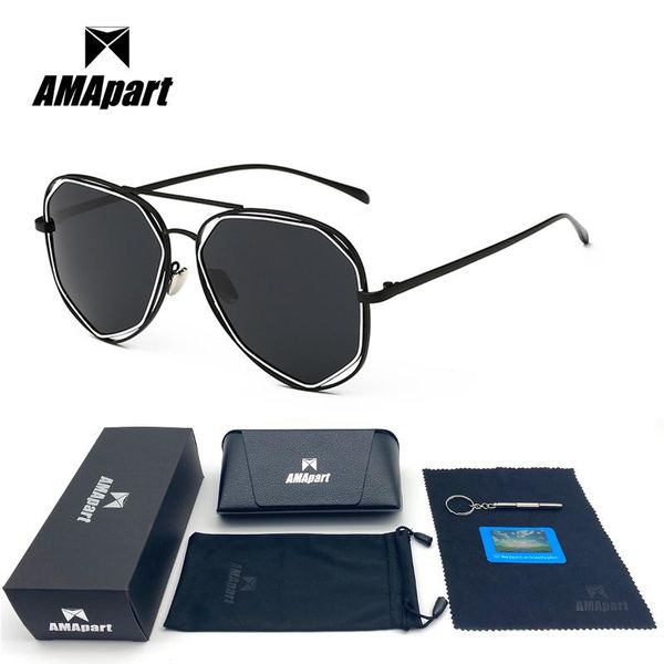sunglasses amapart polarized for women driving fishing sports outdoors uv400 protection anti-glare, White;black
sunglasses amapart polarized for women driving fishing sports outdoors uv400 protection anti-glare, White;black