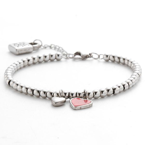 charm bracelets fashion women silver color stainless steel blue pink green white heart lock key un 50 ball bead bracelet span jewelry, Golden;silver
charm bracelets fashion women silver color stainless steel blue pink green white heart lock key un 50 ball bead bracelet span jewelry, Golden;silver