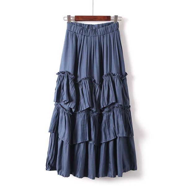 skirts korean autumn midi skirt sweet ruffle women pure color high waist mid-calf pleated jupe femme, Black
skirts korean autumn midi skirt sweet ruffle women pure color high waist mid-calf pleated jupe femme, Black