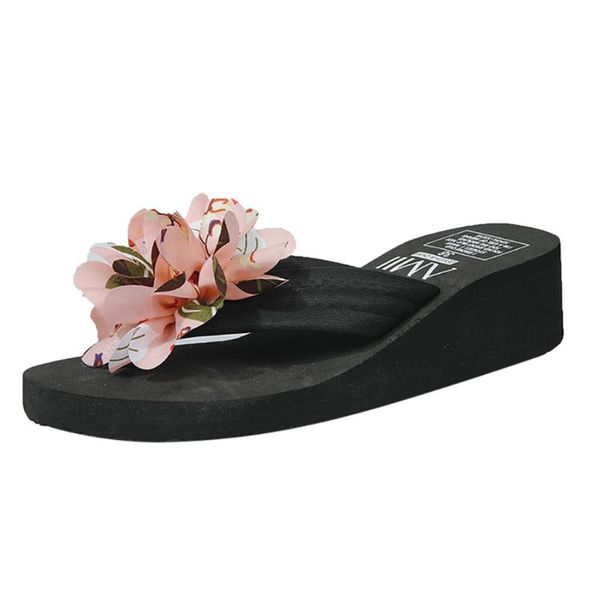 slippers sagace woman platform wedge flip flops women with flower summer fashion lady outdoor beach chanclas de mujer, Black
slippers sagace woman platform wedge flip flops women with flower summer fashion lady outdoor beach chanclas de mujer, Black