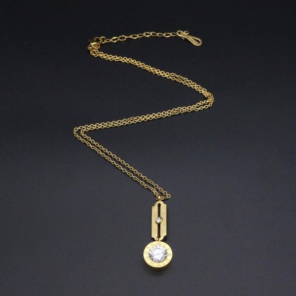 pendant necklaces jsbao design women roman number necklace stainless steel crystal for gift jewelry wholesale, Silver
pendant necklaces jsbao design women roman number necklace stainless steel crystal for gift jewelry wholesale, Silver