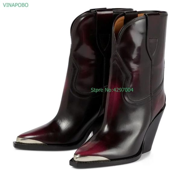 boots arrivals genuine leather women metal pointed toe thick high heel ladies ankle fashion dress shoes, Black
boots arrivals genuine leather women metal pointed toe thick high heel ladies ankle fashion dress shoes, Black