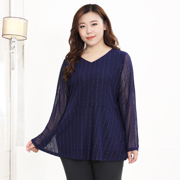 tee more size 10xl 8xl 6xl 4xl women's fashions manga long spring femme shirt down on thin v striped luxury mesh t-shirts for mujer, White
tee more size 10xl 8xl 6xl 4xl women's fashions manga long spring femme shirt down on thin v striped luxury mesh t-shirts for mujer, White