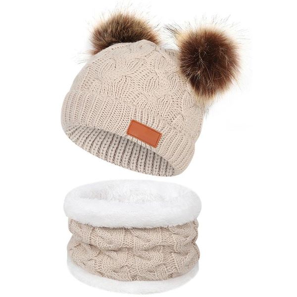 caps & hats 2pcs/set double pompom faux fur neck warm baby hat winter thick scarf knitted cap for girl boy cute born toddler bonnet, Yellow
caps & hats 2pcs/set double pompom faux fur neck warm baby hat winter thick scarf knitted cap for girl boy cute born toddler bonnet, Yellow