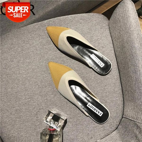 new slippers women fashion knitting pointed half slides mules loafers casual slipper female summer shoes flat sandals #627y, Black
new slippers women fashion knitting pointed half slides mules loafers casual slipper female summer shoes flat sandals #627y, Black