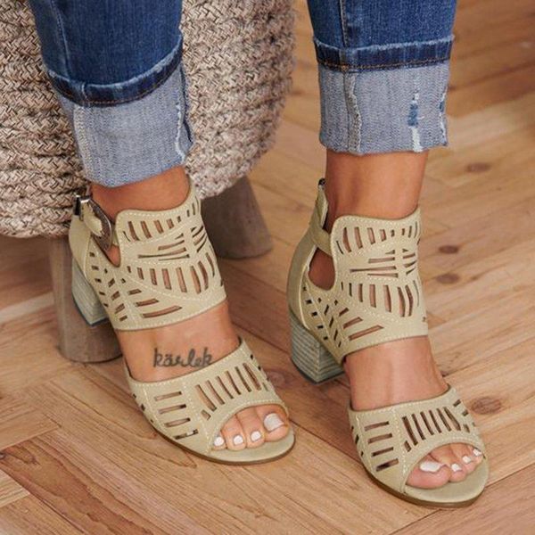 sandals women fashion comfort ladies peep toe high heel solid buckle casual shoes female #317, Black
sandals women fashion comfort ladies peep toe high heel solid buckle casual shoes female #317, Black