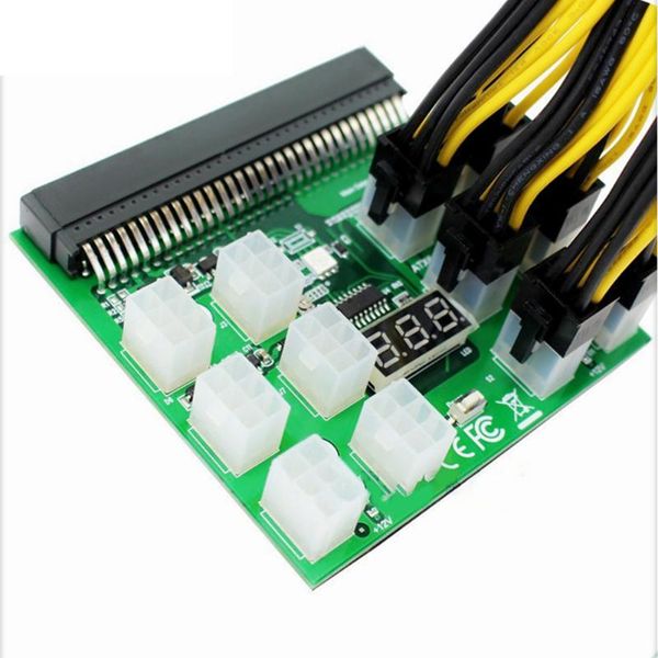 power module breakout board for 750w 1200w psu server conversion +12pcs 6pin to 8pin 18awg cable btc computer cables & connectors 
power module breakout board for 750w 1200w psu server conversion +12pcs 6pin to 8pin 18awg cable btc computer cables & connectors