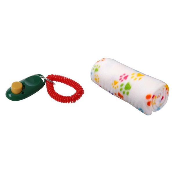 pet click training teaching obedience wrist strap with foot print blanket animal fleece cat beds & furniture
pet click training teaching obedience wrist strap with foot print blanket animal fleece cat beds & furniture