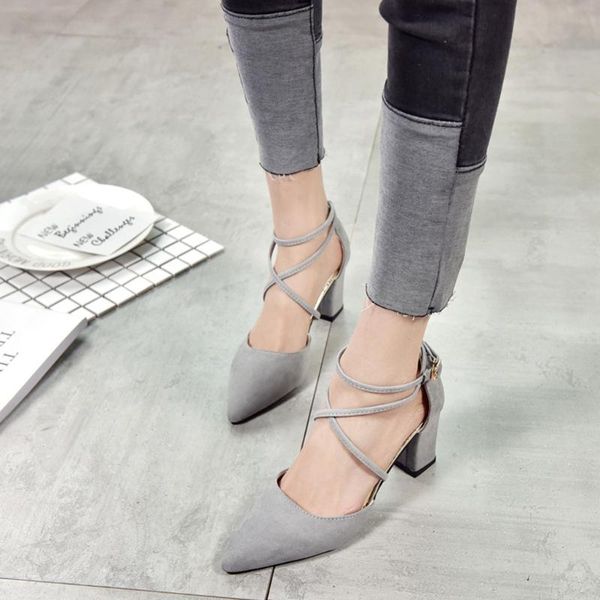 dress shoes women's sandals fashion casual pointed toe square heel wedding high comfortable women, Black
dress shoes women's sandals fashion casual pointed toe square heel wedding high comfortable women, Black