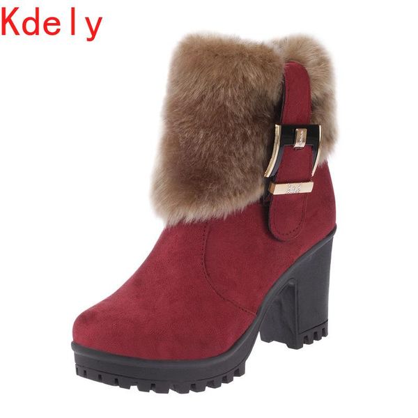 boots square heel women winter shoes classic buckle warm fur snow ladies high heels black platform ankle botas
boots square heel women winter shoes classic buckle warm fur snow ladies high heels black platform ankle botas