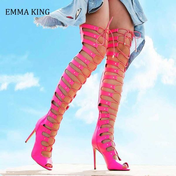 boots wome gladiator sandals suede straps fringed lace up over the knee open toe square head cross female sandalias shoes, Black
boots wome gladiator sandals suede straps fringed lace up over the knee open toe square head cross female sandalias shoes, Black