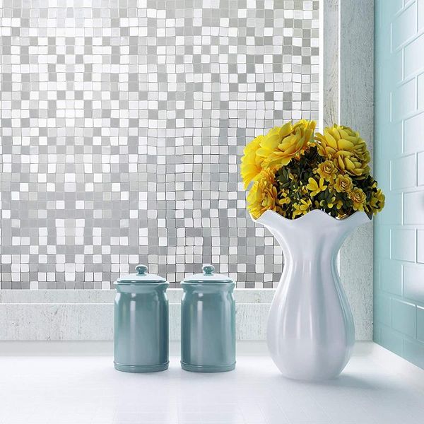 window stickers privacy film, 3d checkered non-adhesive static cling glass tint, anti-uv for home kitchen office
window stickers privacy film, 3d checkered non-adhesive static cling glass tint, anti-uv for home kitchen office