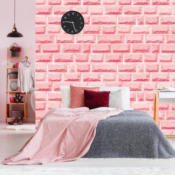 wallpapers romantic pink 3d brick wallpaper roll wedding rooms decor mural self adhesive pvc girls room wall paper ez106
wallpapers romantic pink 3d brick wallpaper roll wedding rooms decor mural self adhesive pvc girls room wall paper ez106