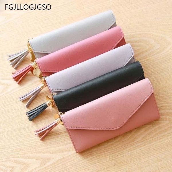 wallets long wallet women purses tassel fashion coin purse card holder female clutch money bag pu leather, Red;black
wallets long wallet women purses tassel fashion coin purse card holder female clutch money bag pu leather, Red;black