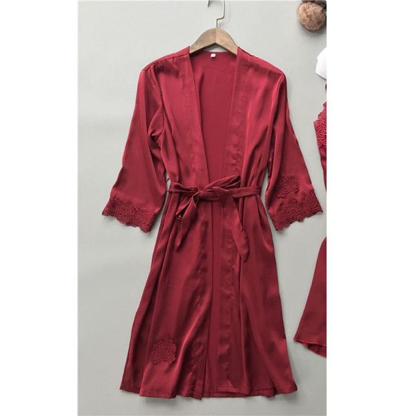 women autumn casual long sleeve lace lingerie nightwear underwear solid robe babydoll sleepwear women's, Black;red
women autumn casual long sleeve lace lingerie nightwear underwear solid robe babydoll sleepwear women's, Black;red