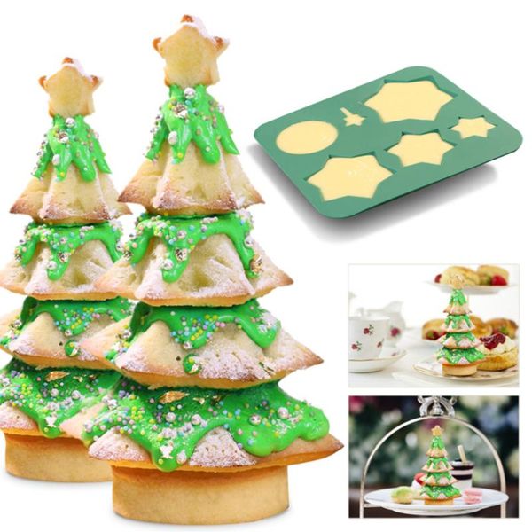 baking moulds christmas tree silicone mold tray non-stick diy biscuits 3d cake decorating tools kitchen tool
baking moulds christmas tree silicone mold tray non-stick diy biscuits 3d cake decorating tools kitchen tool