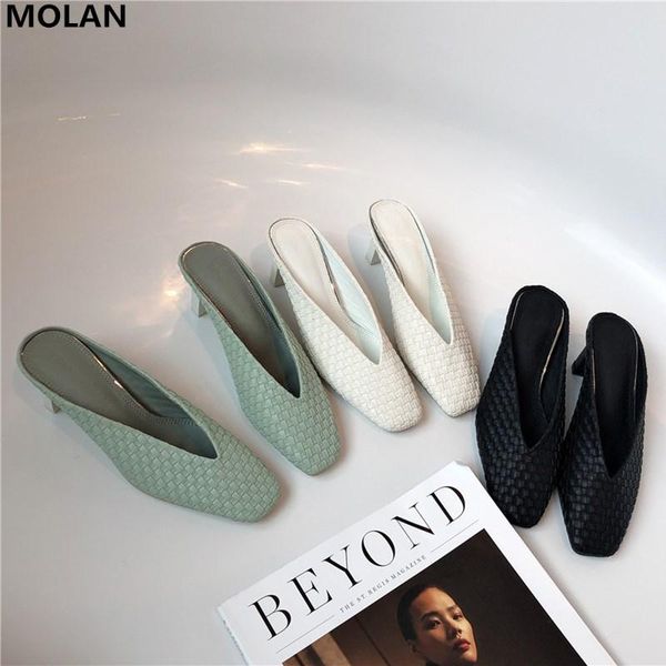 dress shoes molan brand designers 2021 fashion luxury square toe v mouth med heels lady pumps leather loafers mules flip flops outside, Black
dress shoes molan brand designers 2021 fashion luxury square toe v mouth med heels lady pumps leather loafers mules flip flops outside, Black