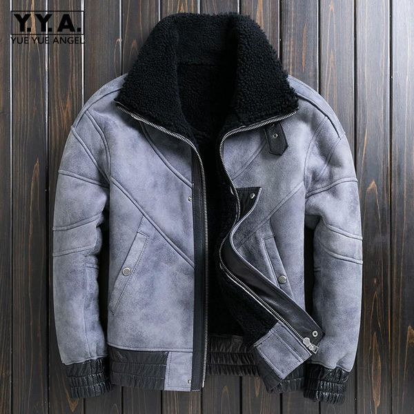 mens genuine leather jacket slim short zippers casual real fur vintage winter warm natural sheepskin coat men's & faux, Black
mens genuine leather jacket slim short zippers casual real fur vintage winter warm natural sheepskin coat men's & faux, Black