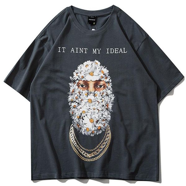 oversize high street t shirt men 2021 streetwear harajuku rap masked man print tshirt half sleeve cotton casual t-shirt black men's t-s, White;black 
oversize high street t shirt men 2021 streetwear harajuku rap masked man print tshirt half sleeve cotton casual t-shirt black men's t-s, White;black