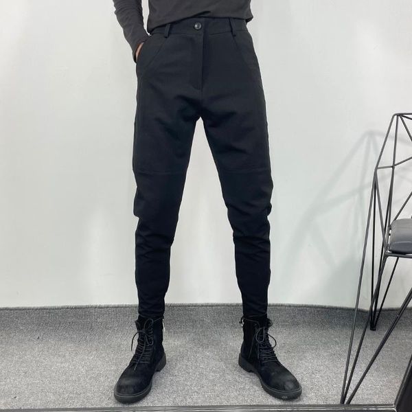 men's pants casual tapered in autumn and winter are fashionable simple thin, work clothes leggings, Black
men's pants casual tapered in autumn and winter are fashionable simple thin, work clothes leggings, Black