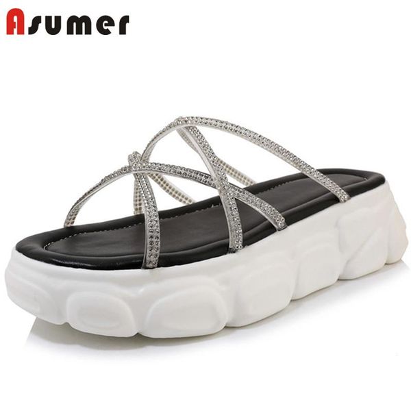 arrival women sandals crystal simple beach summer comfortable casual shoes ladies flat platform, Black
arrival women sandals crystal simple beach summer comfortable casual shoes ladies flat platform, Black