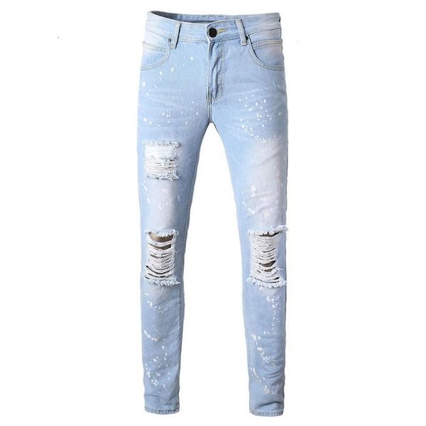 men's jeans blue ripped straight fashion loose micro elastic pants casual plus size xqn2
men's jeans blue ripped straight fashion loose micro elastic pants casual plus size xqn2