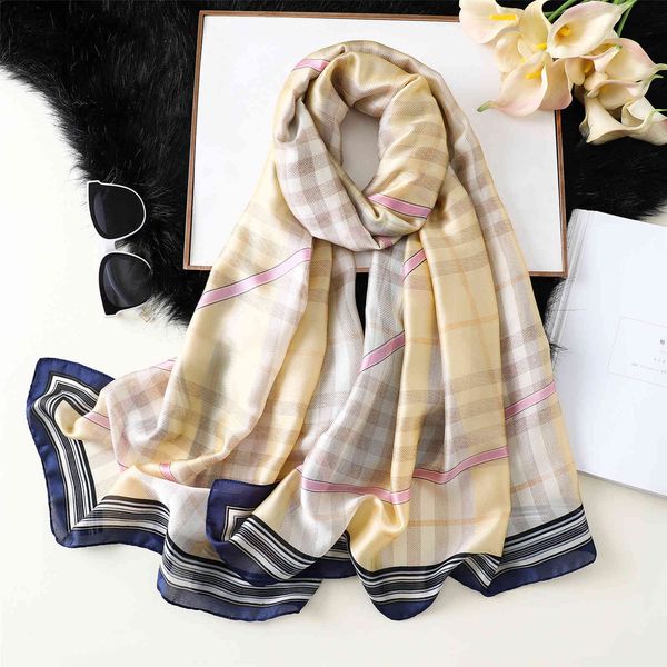new style women's oversized and versatile shawl beach towel silk like scarf neck printing fashion women, Blue;gray
new style women's oversized and versatile shawl beach towel silk like scarf neck printing fashion women, Blue;gray