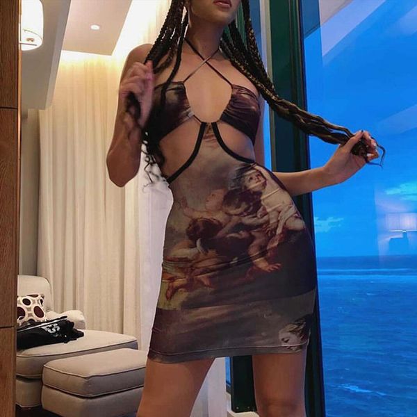 fashion hollow out mini women dress vintage printed sleeveless vestido de mujer summer, Black;gray
fashion hollow out mini women dress vintage printed sleeveless vestido de mujer summer, Black;gray