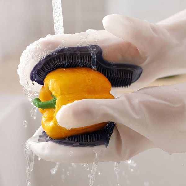 disposable gloves magic silicone two-in-one cleaning housework waterproof brush household rubber kitchen items tools
disposable gloves magic silicone two-in-one cleaning housework waterproof brush household rubber kitchen items tools