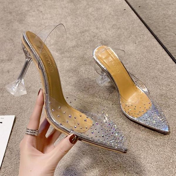 summer transparent sandals women elegant high heels bling crystal shoes woman ladies party club dress a588, Black
summer transparent sandals women elegant high heels bling crystal shoes woman ladies party club dress a588, Black